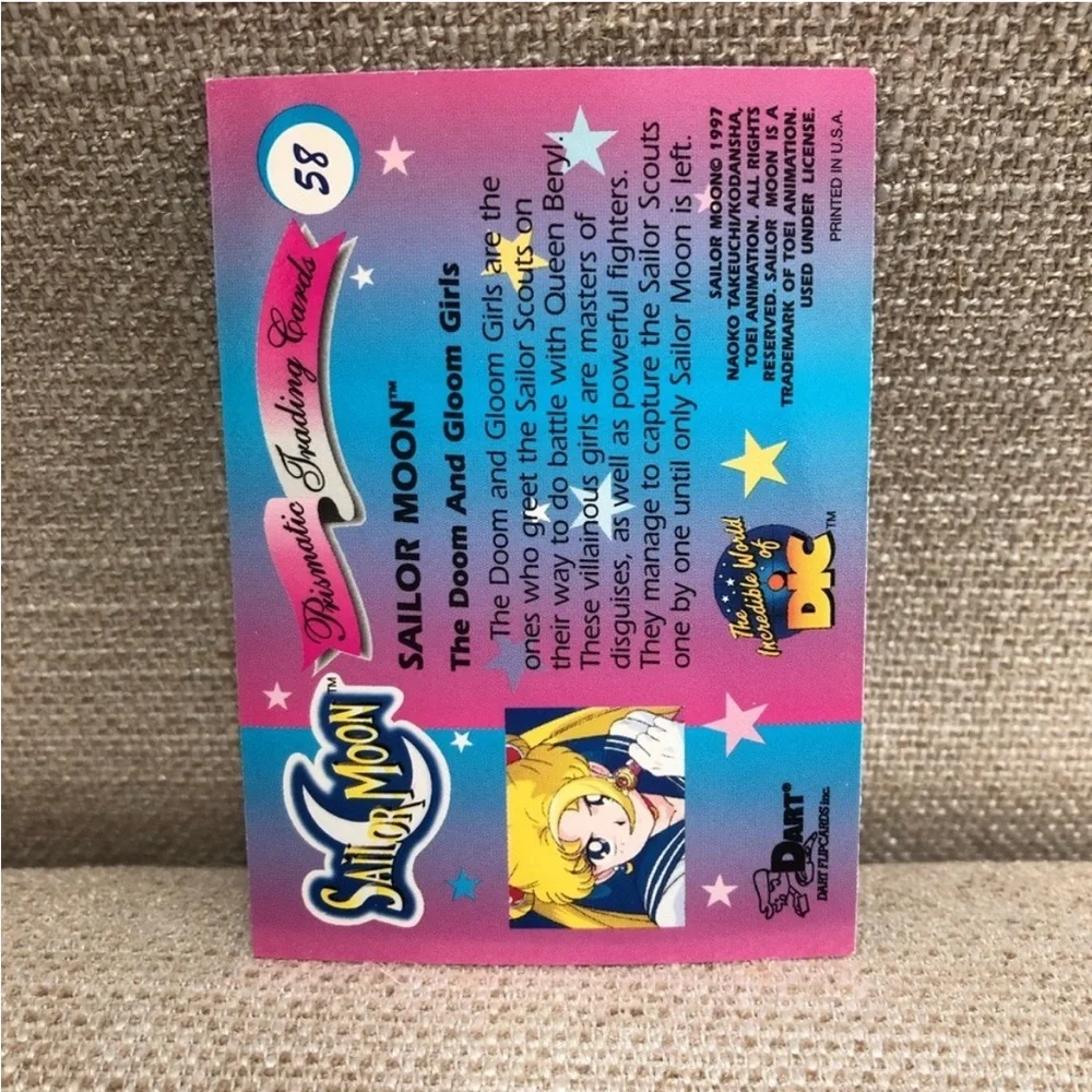 Sailor Moon Prismatic Trading Card